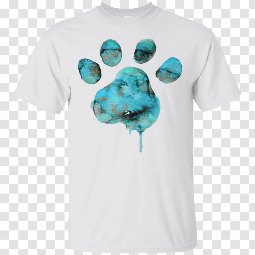 T-shirt Dog Cat Paw Kitten - Neck Transparent PNG