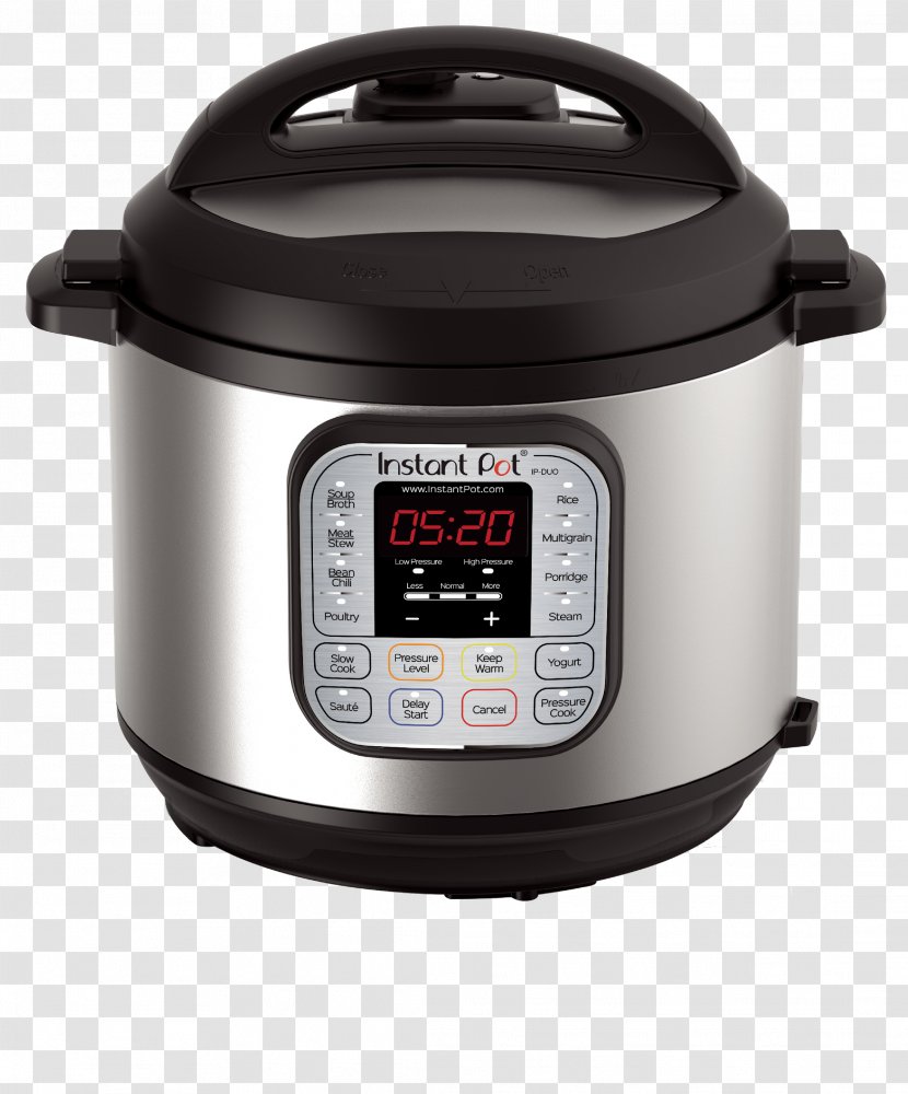 Instant Pot DUO50 5-Quart Multi-Functional Pressure Cooker IP-DUO50 Slow Cookers Multicooker Transparent PNG