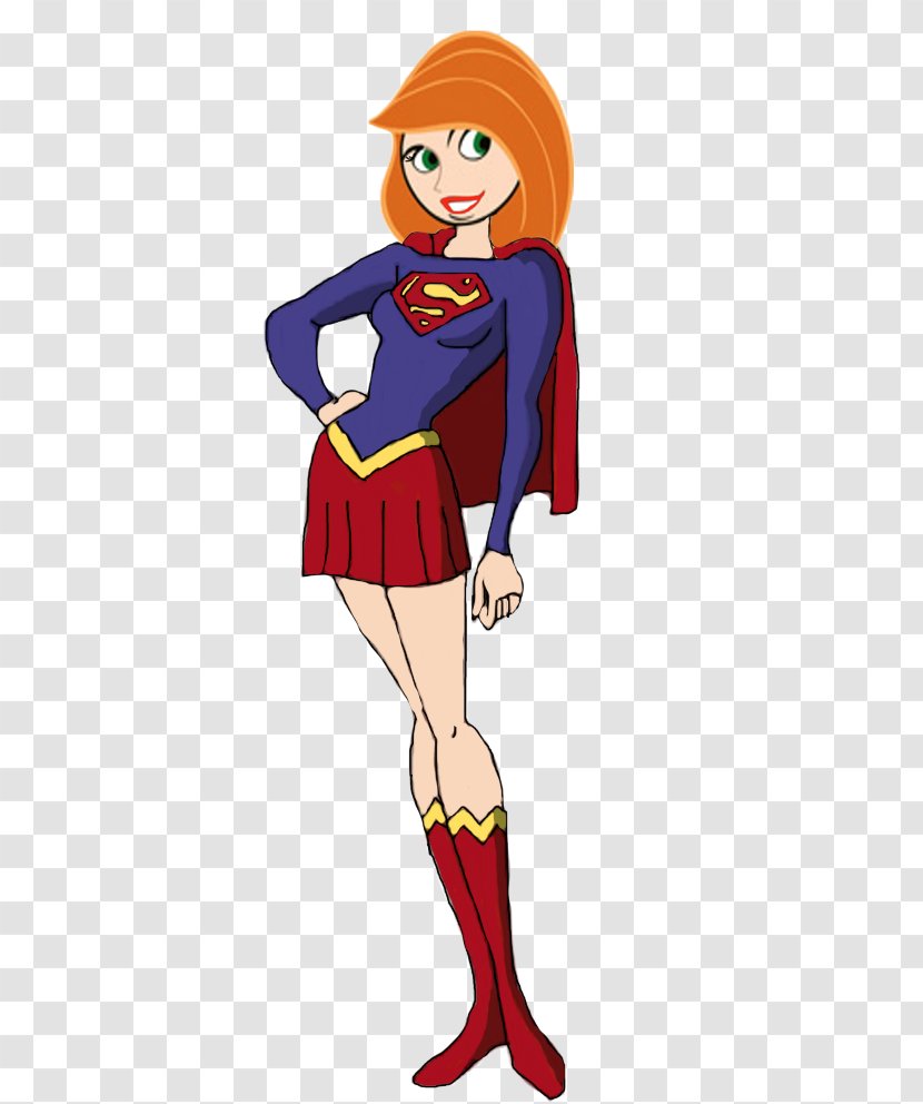Superman Supergirl Superhero - Silhouette - Kim Possible Transparent PNG
