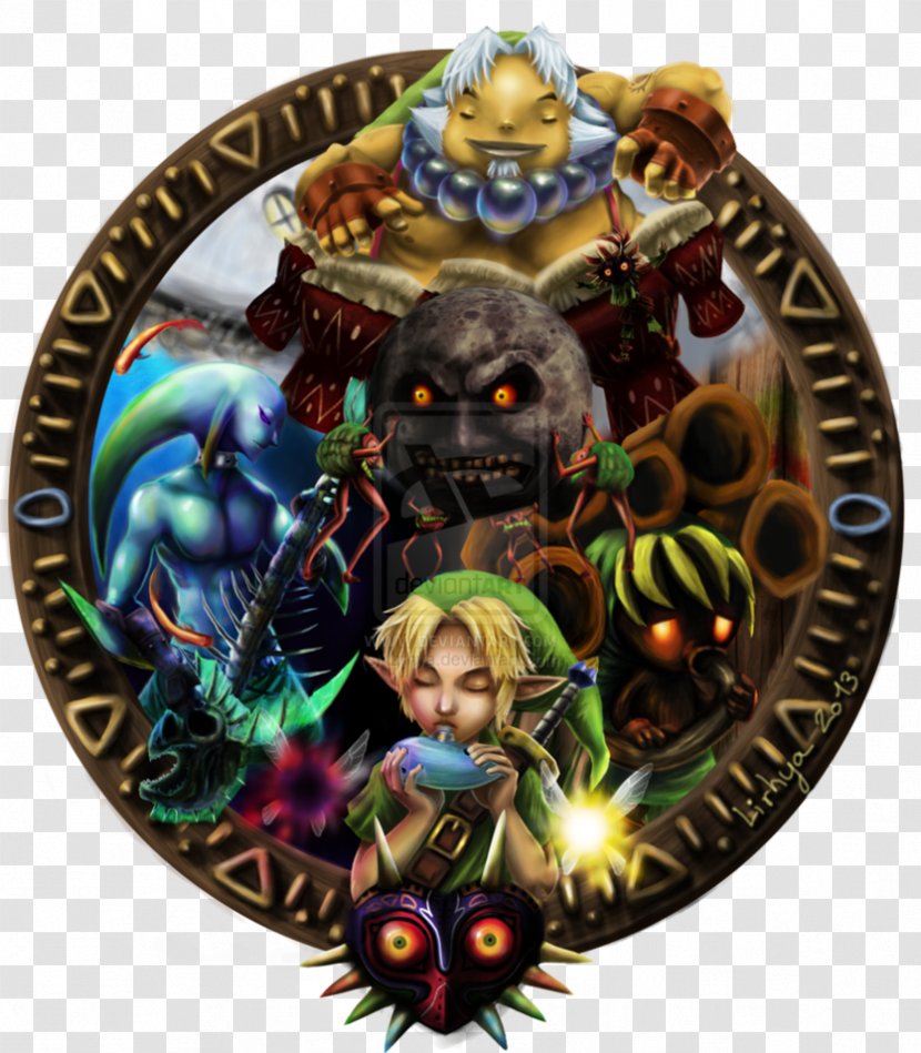 The Legend Of Zelda: Majora's Mask Ocarina Time Wind Waker Breath Wild - Drawing - Zelda Transparent PNG