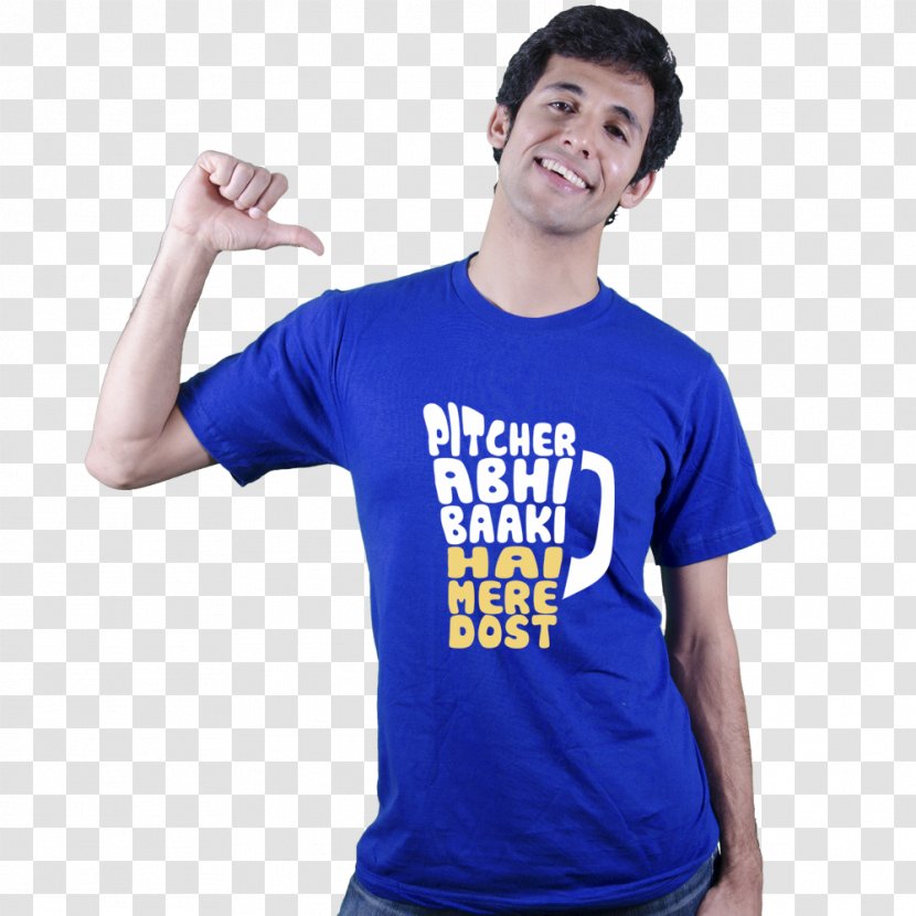 T-shirt Shoulder Sleeve Font - Cobalt Blue Transparent PNG