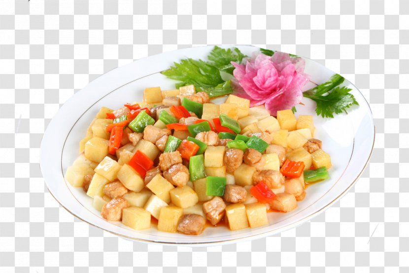 Kung Pao Chicken Vegetarian Cuisine Red Braised Pork Belly Vegetable - Side Dish Transparent PNG
