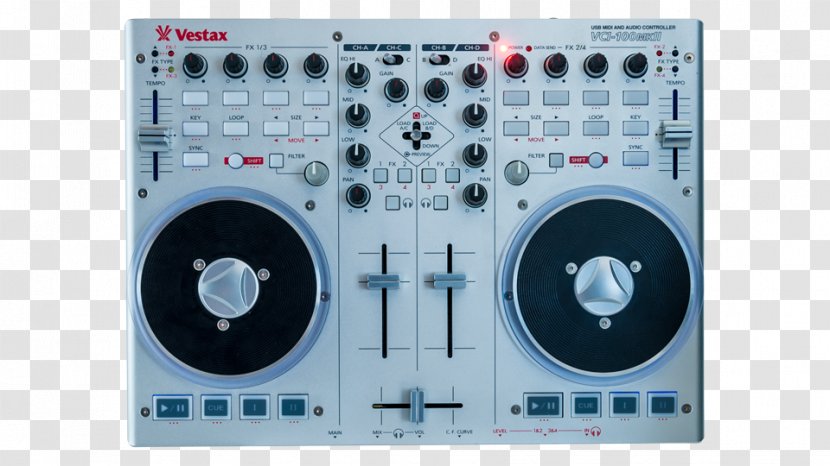 Audio DJ Controller Vestax Disc Jockey MIDI Controllers - Tree Transparent PNG