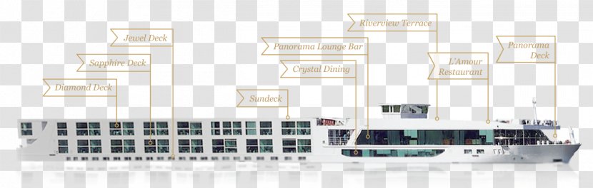 Gemstone Cruise Ship Emerald Waterways - Mode Of Transport - River Transparent PNG