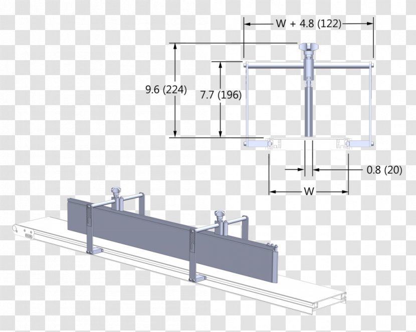 Conveyor System Belt Manufacturing - Guide Rail Transparent PNG