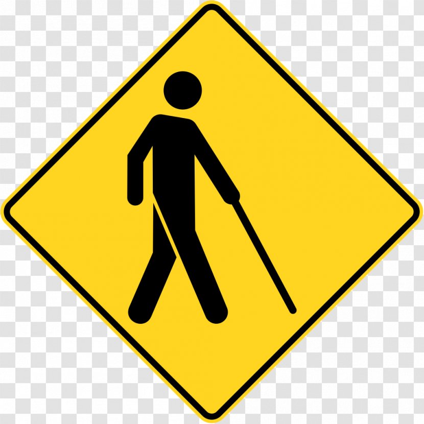 Traffic Sign Warning Road - Text - Blind Clipart Transparent PNG