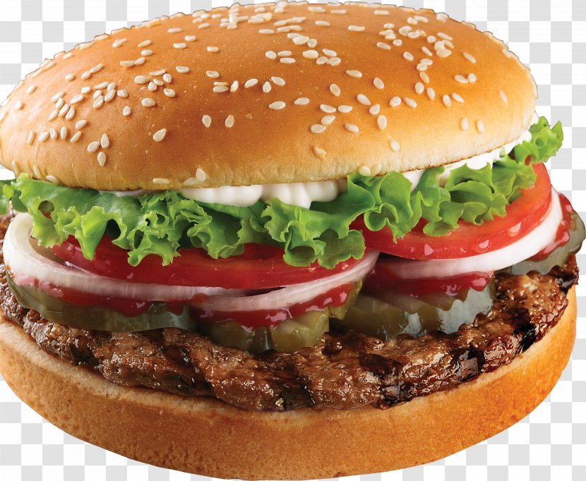 Hamburger Cheeseburger Whopper Veggie Burger McDonald's Big Mac - King Transparent PNG