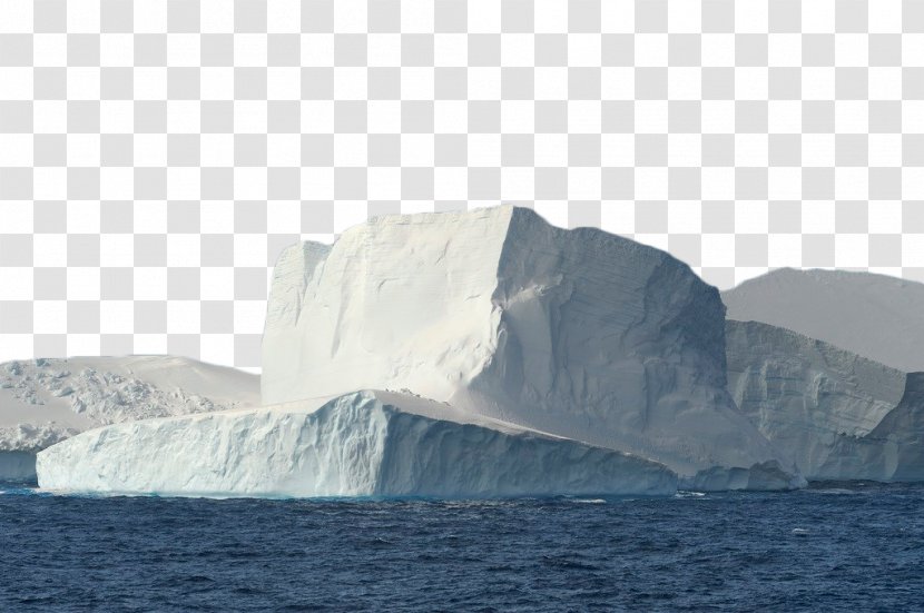 Iceberg Arctic Ocean Polar Ice Cap Icon - Melting - Sea Transparent PNG