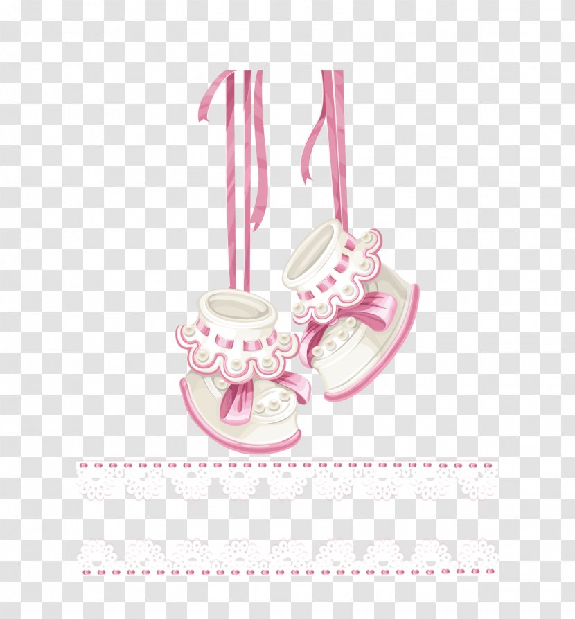 Wedding Invitation Baby Shower Infant Clip Art - Child - Vector Pink Shoes Transparent PNG