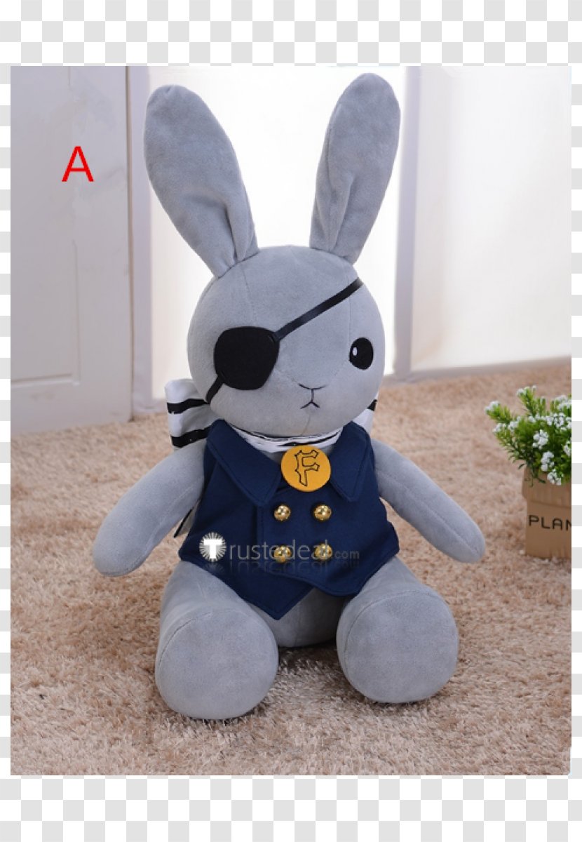 Plush Ciel Phantomhive Sebastian Michaelis Stuffed Animals & Cuddly Toys Black Butler - Tree - Rabbit Doll Transparent PNG