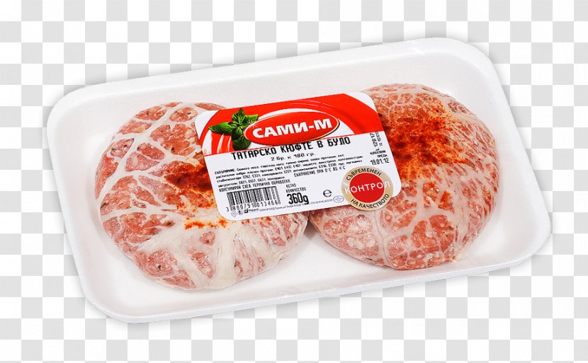 Salami Meatball Kebapche Mettwurst Soppressata - Tatarsko Meatballs - Meat Transparent PNG