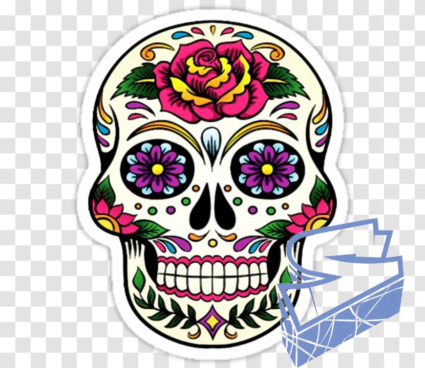 Calavera Day Of The Dead Skull Mexican Cuisine Mexico - Handicraft Transparent PNG