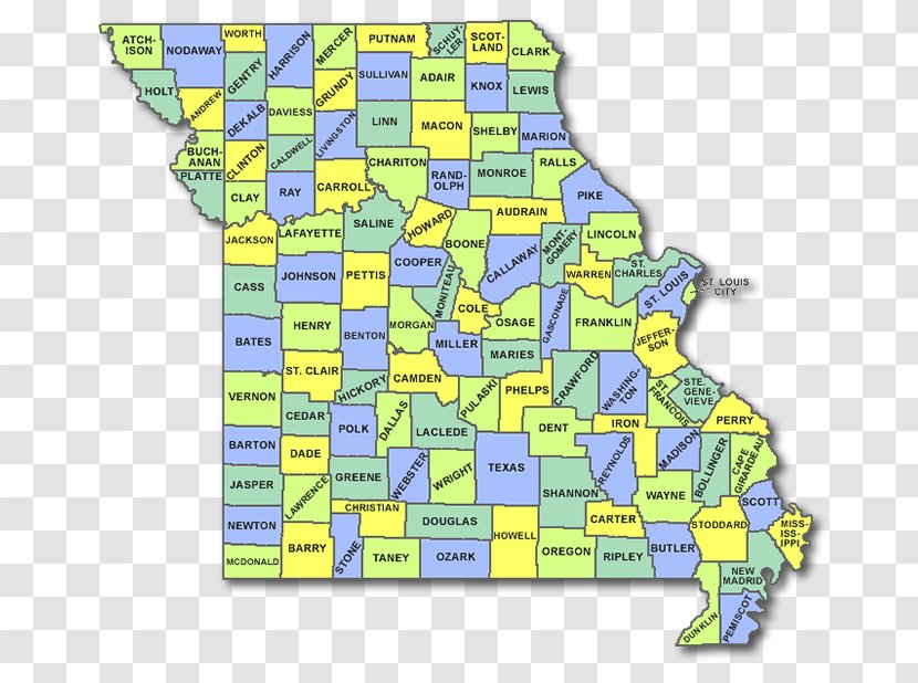 Christian County, Missouri Washington Franklin Montgomery McDonald - Area - Map Transparent PNG