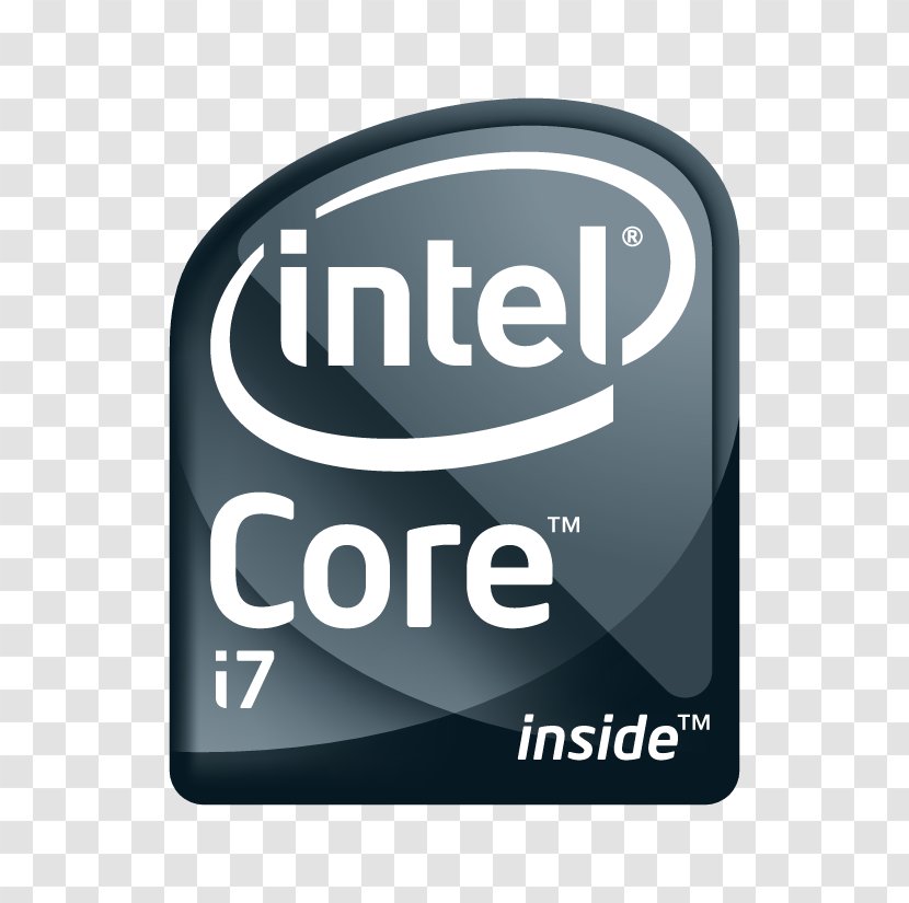 Intel Core I7 Logo Central Processing Unit Skylake - Technology Transparent PNG
