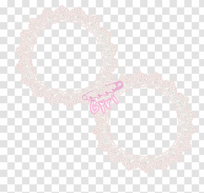 Circle Oval - Pink - Baby Shower Transparent PNG