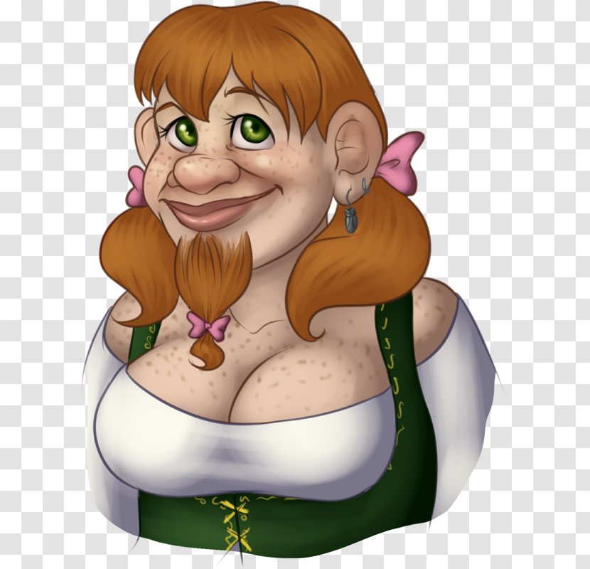 Dwarf EverQuest Woman Bearded Lady - Fictional Character Transparent PNG