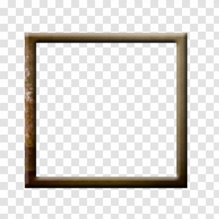 Chessboard Square Picture Frame Area Pattern - Rectangle - Pretty Brown Transparent PNG