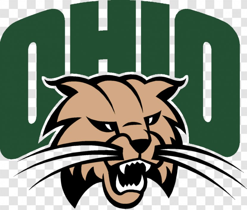 Ohio University Bobcats Football Baseball Men's Basketball - Small To Medium Sized Cats - Bison Logo Transparent PNG