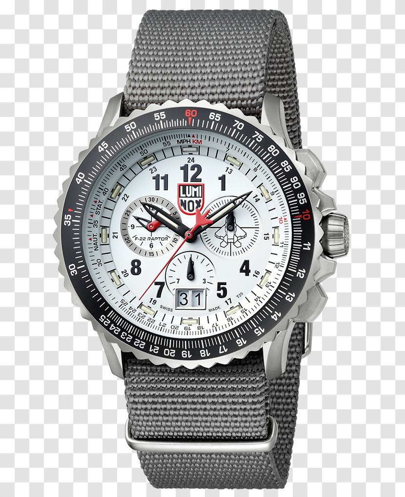 Lockheed Martin F-22 Raptor Luminox Watch Company - Retail Transparent PNG