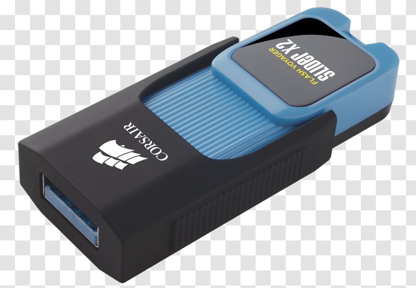 USB Flash Drives Corsair Voyager Slider X1 X2 3.0 - Memory Transparent PNG