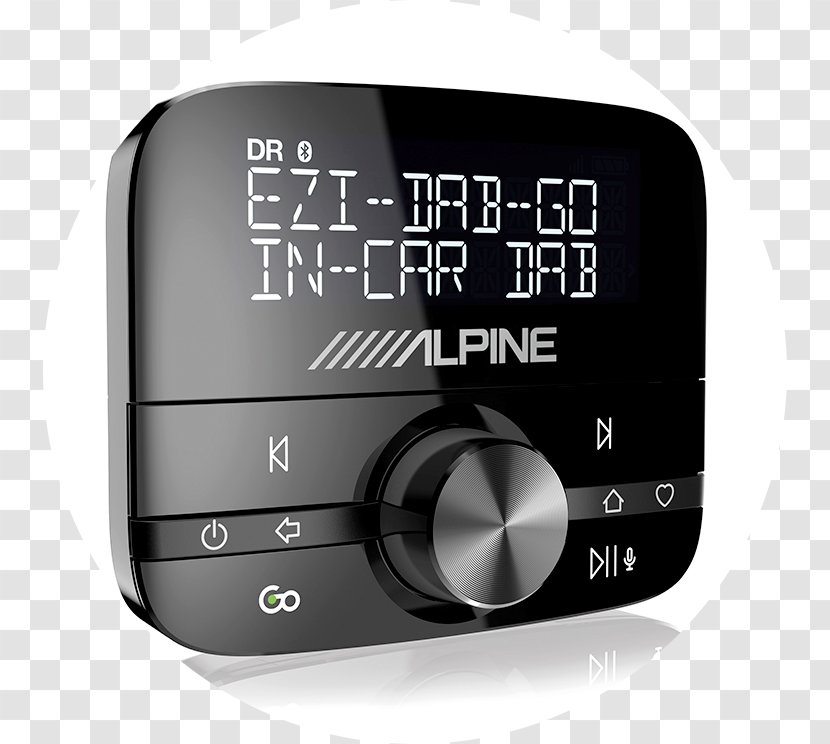 Car Alpine EZI-Dab-BT Sintonizador Dab Com Bluetooth EZi-DAB-GO Vehicle Audio Digital Broadcasting - Avrcp Transparent PNG