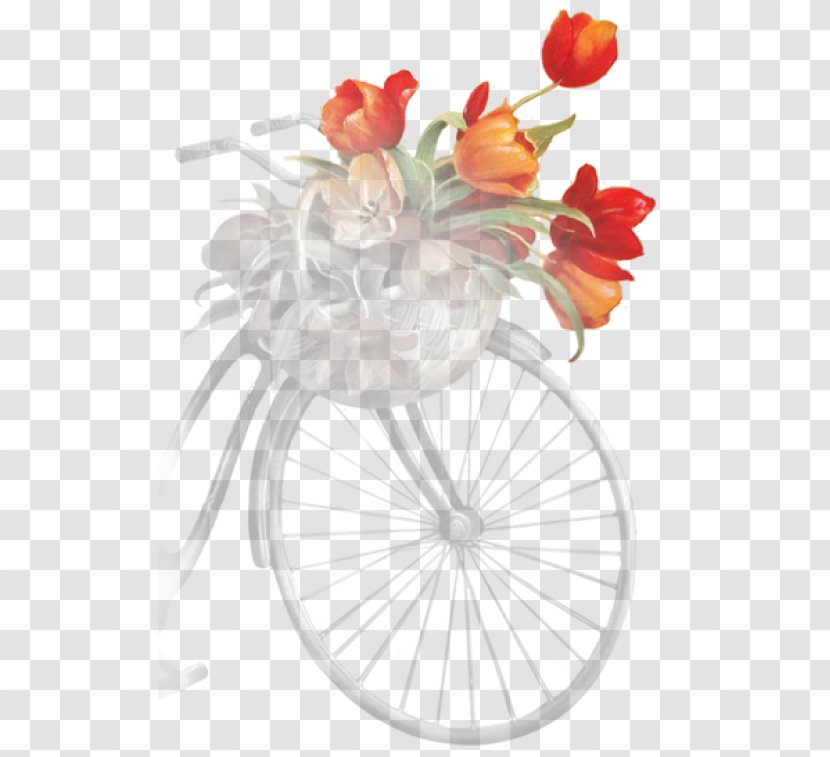 Can't Wait To Decorate Cut Flowers Floral Design Floristry - Can T - Flower Bicycle Transparent PNG