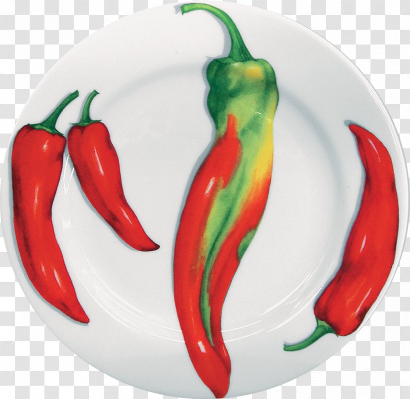 Tabasco Pepper Cayenne Serrano Bird's Eye Chili Jalapeño - Bell Peppers And - Italian Plate Transparent PNG