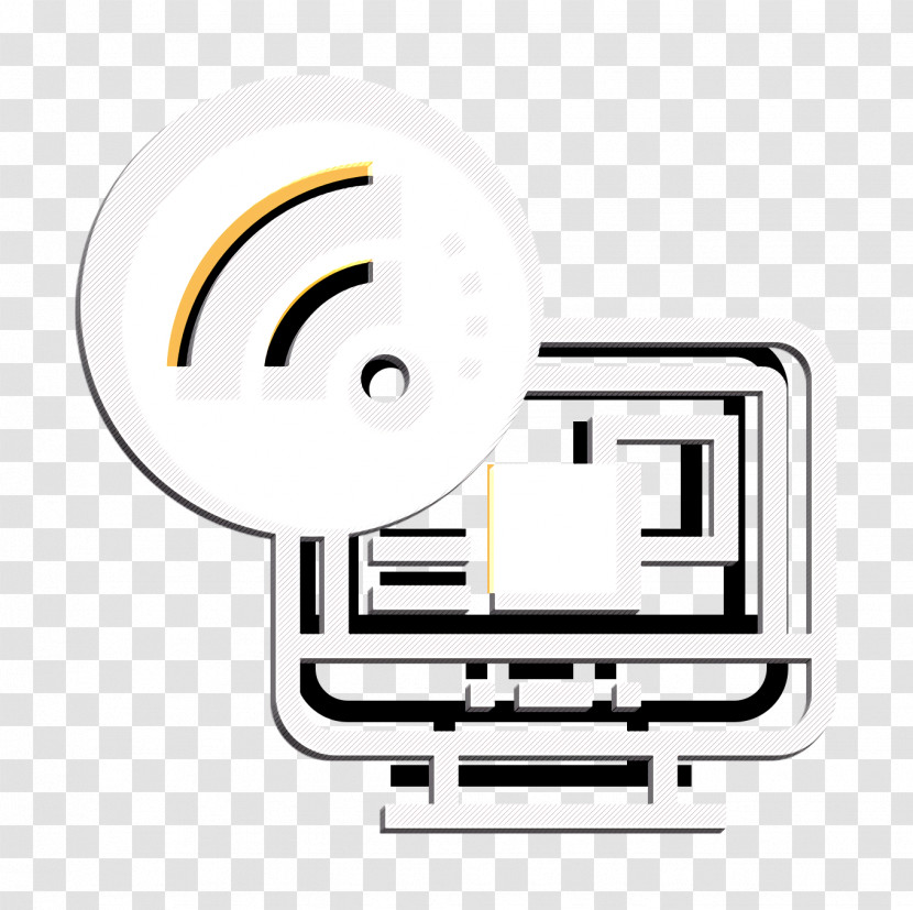 Wifi Icon Monitor Icon Hotel Services Icon Transparent PNG