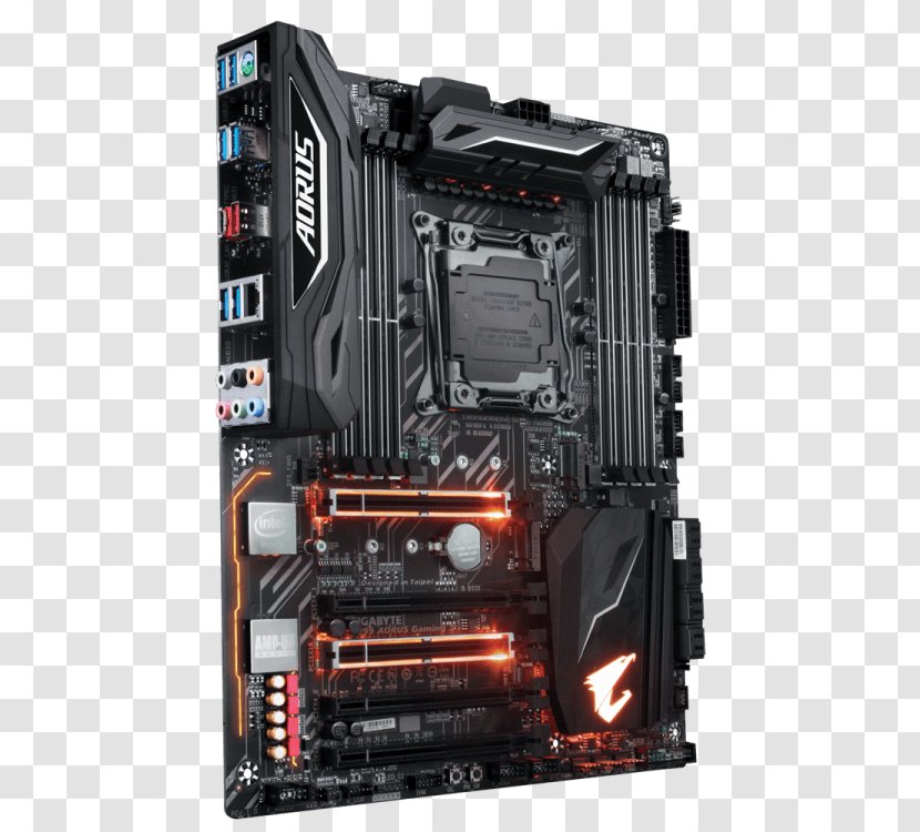 LGA 2066 Intel X299 Gigabyte AORUS GAMING 3 Motherboard Transparent PNG