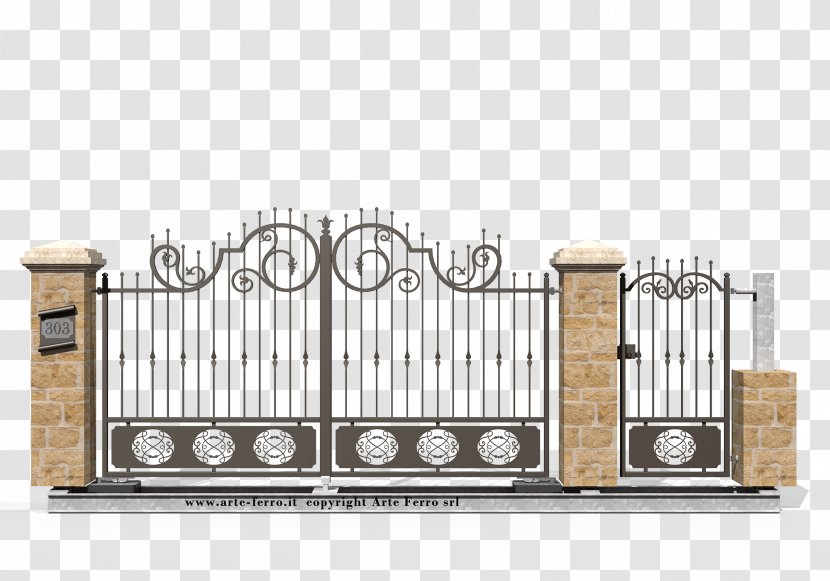 Gate Sheet Metal Steel Wrought Iron Transparent PNG