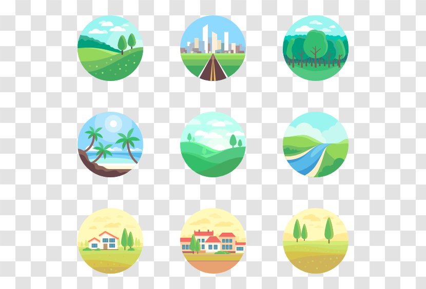 Landscape Icon Design - Save Water Transparent PNG