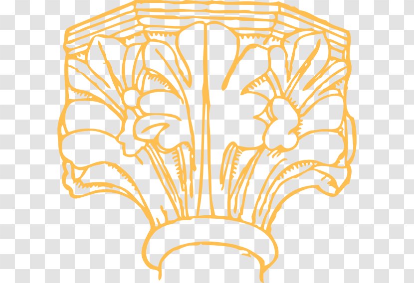 Architecture Column Capital Clip Art - Tree Transparent PNG