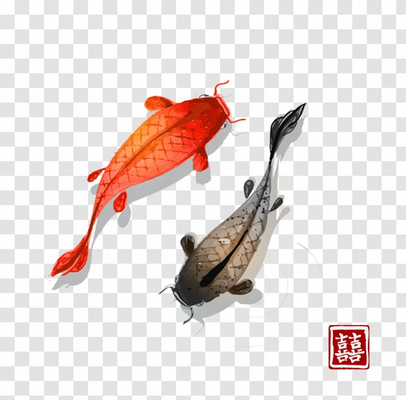 Koi Goldfish Illustration Desktop Wallpaper Vector Graphics - Fishing Bait - Common Carp Transparent PNG