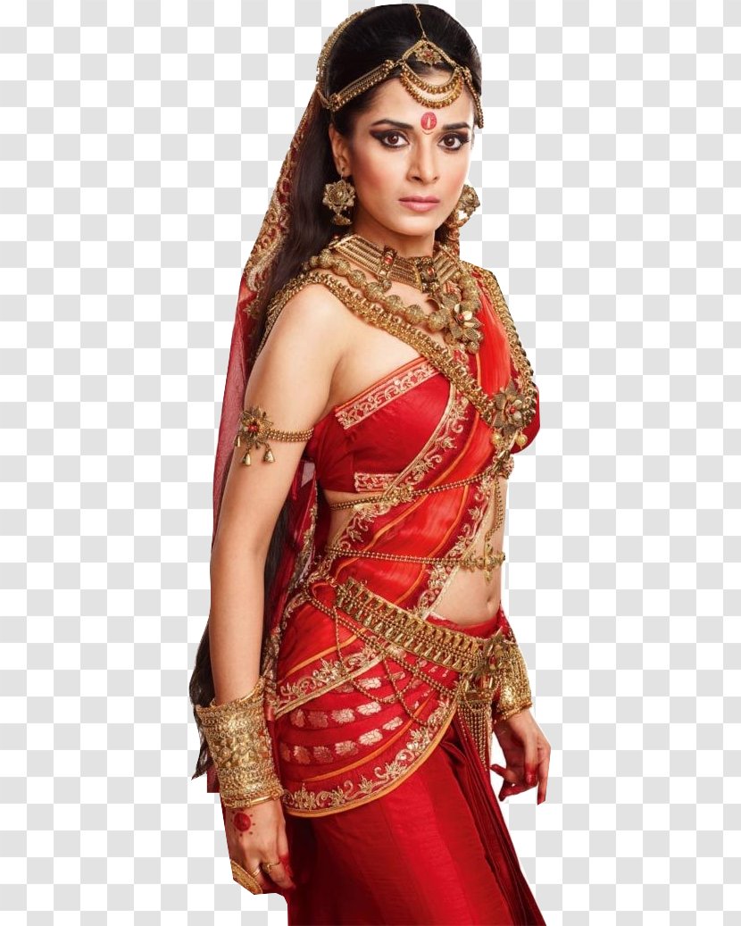 Pooja Sharma Mahabharata Draupadi Dushasana - Jewellery - Actor Transparent PNG