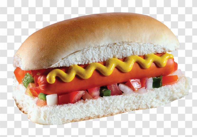 Hot Dog Hamburger Fast Food Sausage Restaurant - Mustard - Hotdogs Transparent PNG