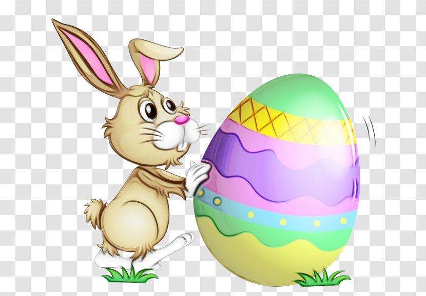 Easter Egg - Paint - Rabbit Rabbits And Hares Transparent PNG