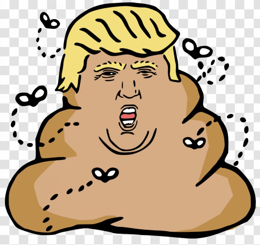 Protests Against Donald Trump United States Of America President The Pile Poo Emoji - Watercolor Transparent PNG