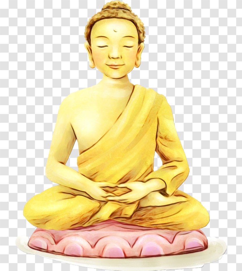 Buddha Cartoon - Meditation - Zen Master Sangharaja Transparent PNG