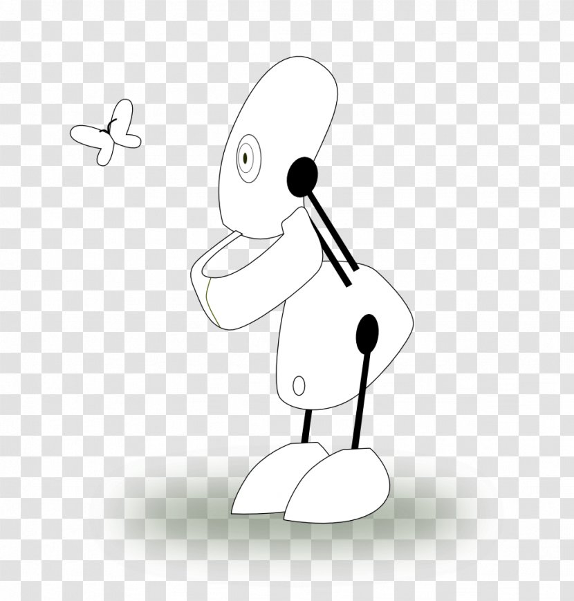 Black And White Line Art Clip - Material - Electronics Transparent PNG