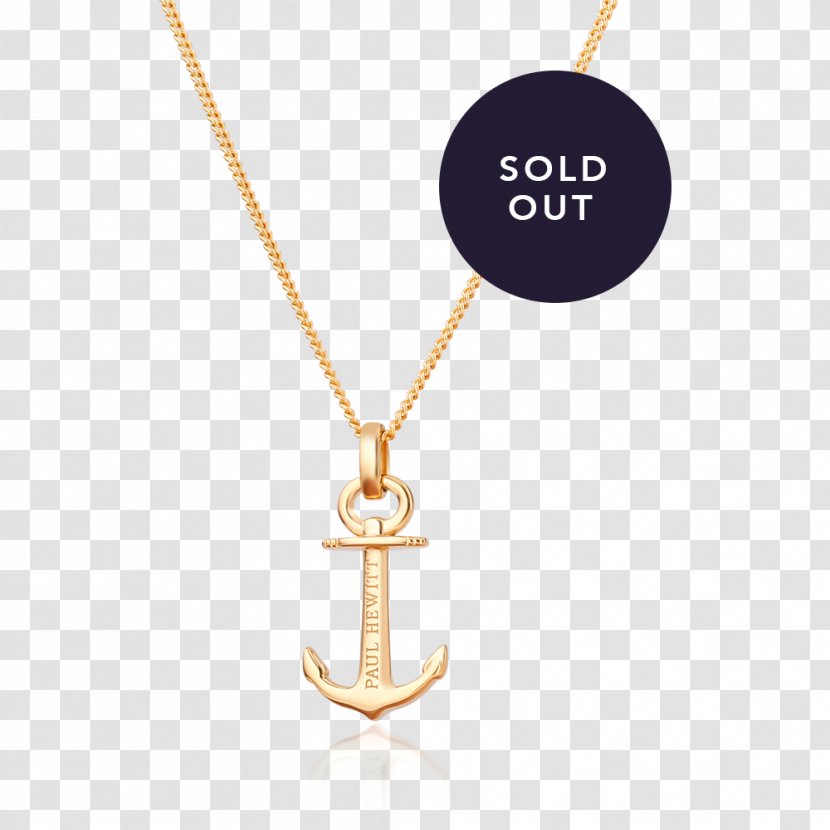 Necklace Bracelet Jewellery Gold Anchor - Charms Pendants Transparent PNG