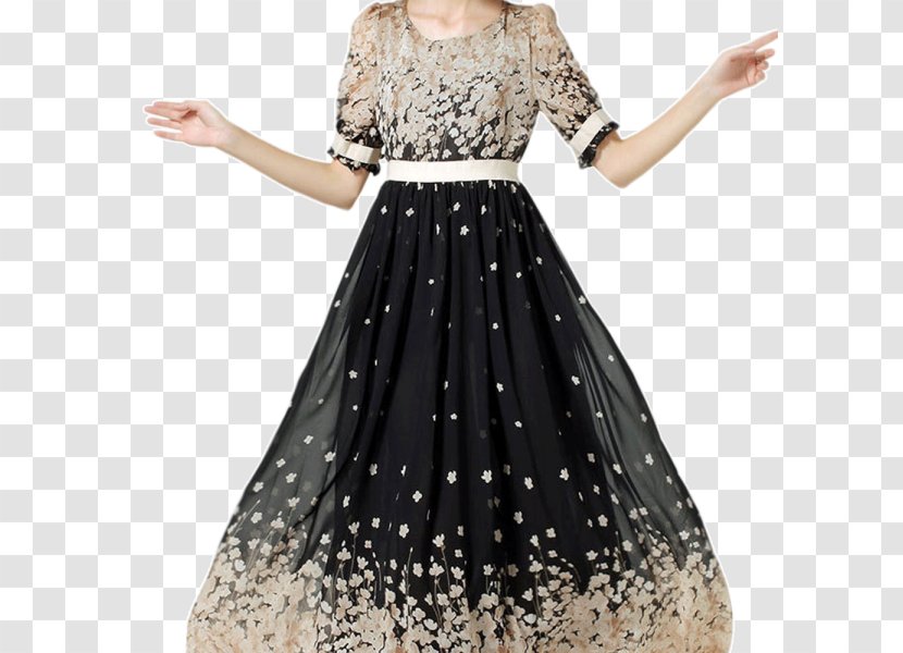 Dress Boho-chic Sleeve Clothing Sizes Neckline - Sundress - Chiffon Transparent PNG