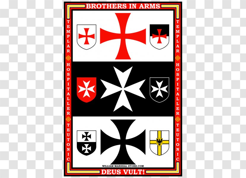 Knights Templar The Military Orders Teutonic Order - Of Chivalry - Store Poster Transparent PNG