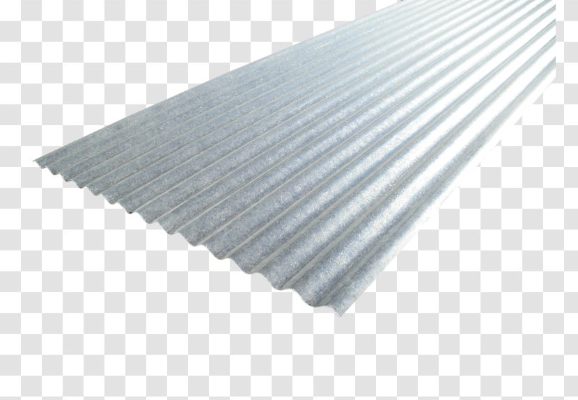 Corrugated Galvanised Iron Metal Roof Sheet Material - Prompt Box Transparent PNG