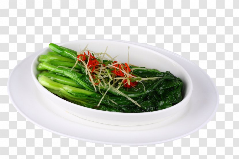 Cantonese Cuisine Choy Sum Chinese Leaf Vegetable - Vegetarian Food - Guangdong Cabbage Transparent PNG