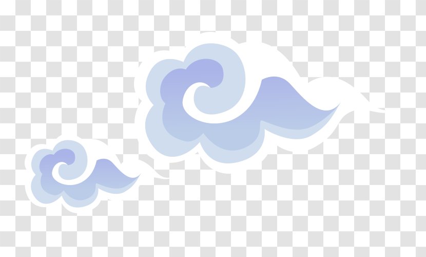 Blue Cloud Wallpaper - Text - Clouds Creative Transparent PNG