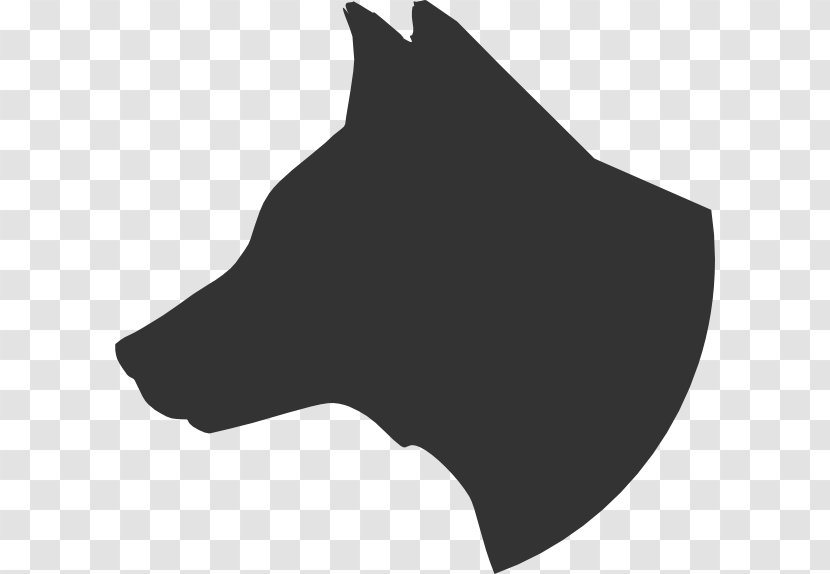 Pug Pomeranian Pointer Siberian Husky Puppy - Pixabay - Dog Head Silhouette Transparent PNG