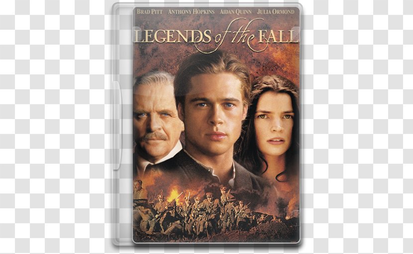 Brad Pitt Julia Ormond Anthony Hopkins Legends Of The Fall Film - Actor Transparent PNG