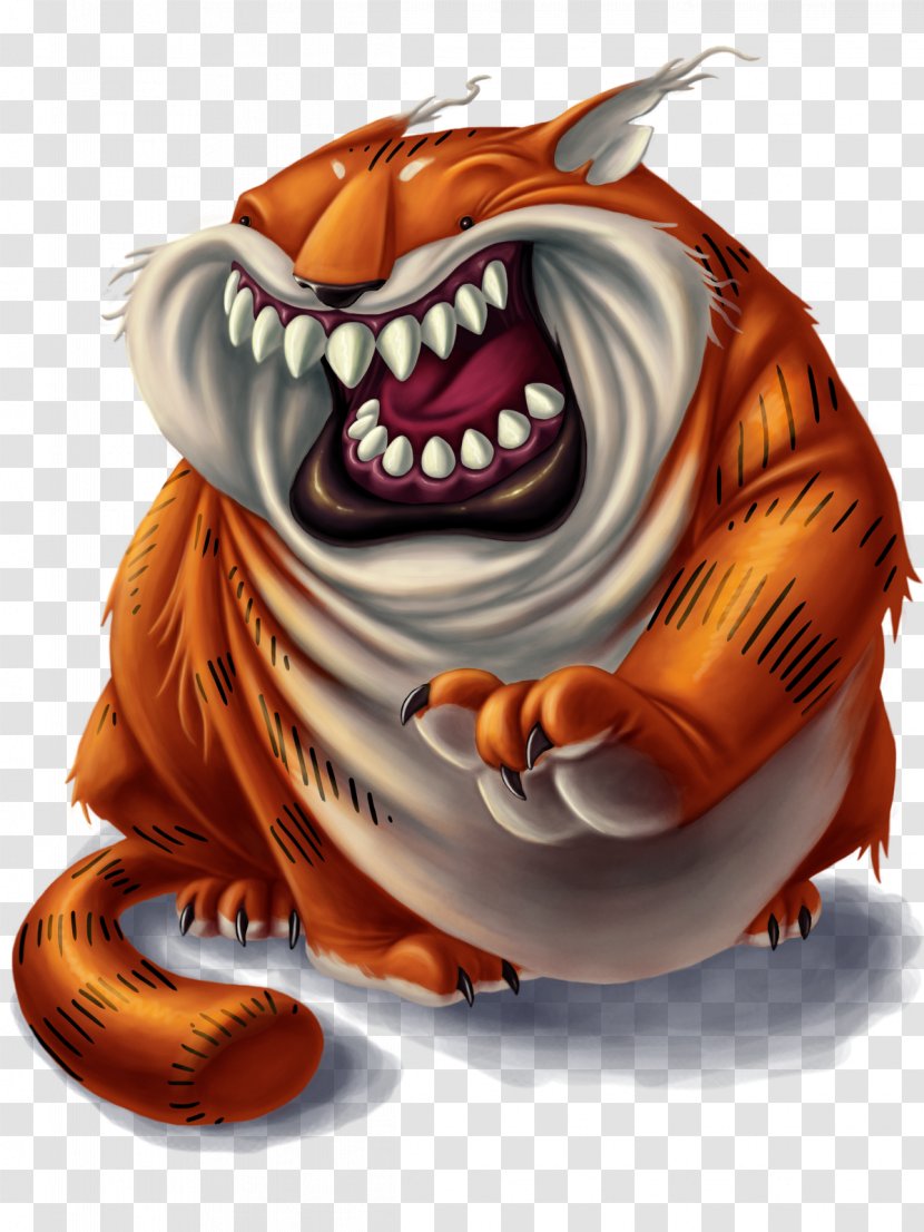 Cartoon Mouth Legendary Creature - Puss Transparent PNG