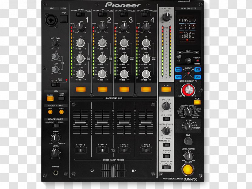 DJM Pioneer DJ Mixer Disc Jockey Audio Mixers - Frame Transparent PNG