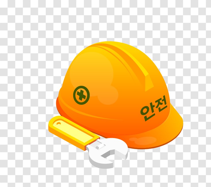 Hard Hat Helmet - Orange Transparent PNG